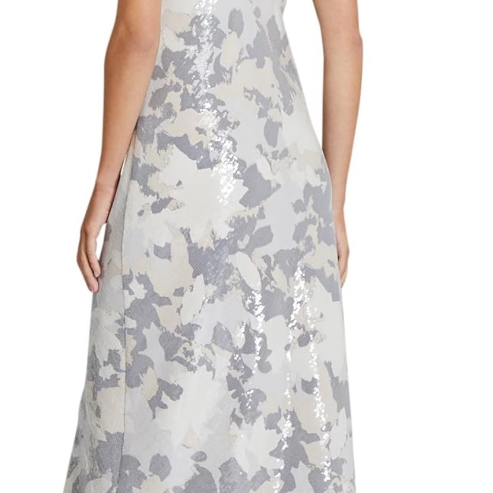 New sz 0 sequin camo spaghetti strap club Monaco cocktail dress lined. - Picture 2 of 16